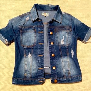 3/$30 Short sleeve Jean jacket